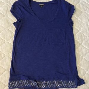 Express Blue Top